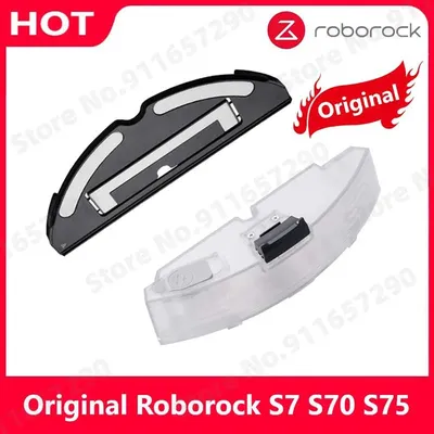 Original Roborock S7 Elektrisch Gesteuert Wasser Tank Mops Tuch Montieren Staub Box Ersatzteile Staubsauger Zubehör Image