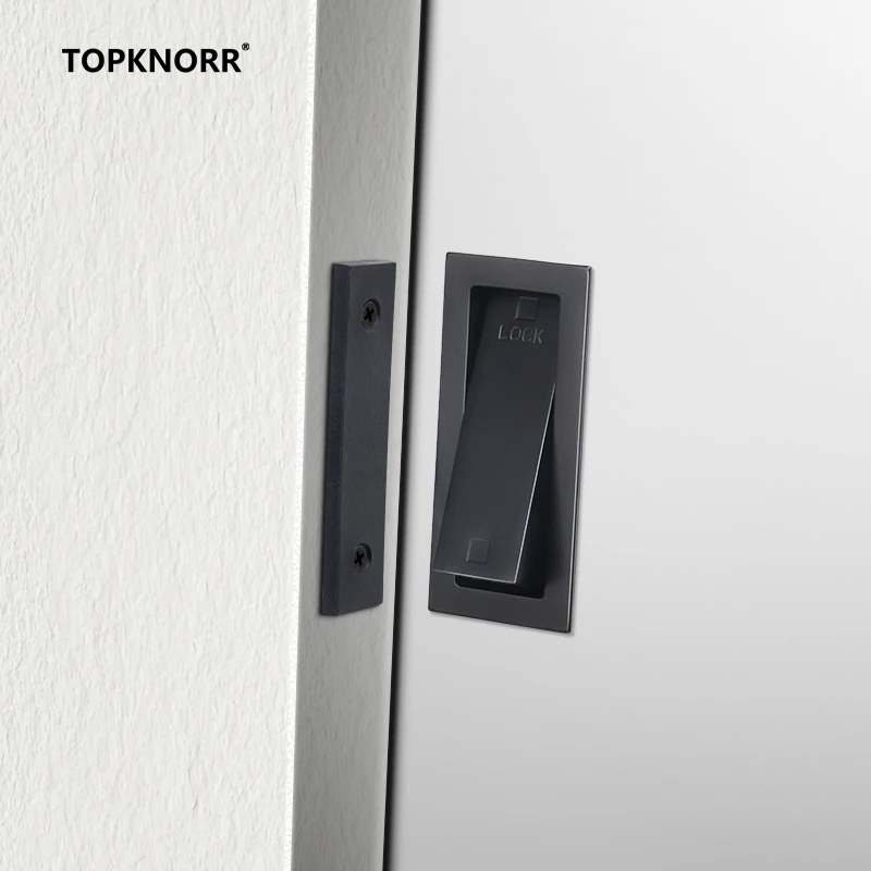 Scheune Schiebetür Schloss Innen Schiebetür Externe Vorhängeschloss Neue Chinesische Stil Integrierte Holz Tür Küche Geist Türschloss Image