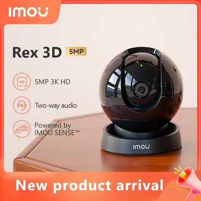 IMOU Rex 3D 5MP Wifi IP Kamera Home Security 360 Kamera AI Menschliche Erkennung Kamera Nachtsicht PTZ Kamera sicherheit Schutz