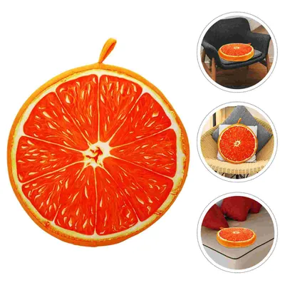 33 cm Kissen Kissen Obst Sitz für Sofa Kinder couch orange Sofas aldult dekorieren Image