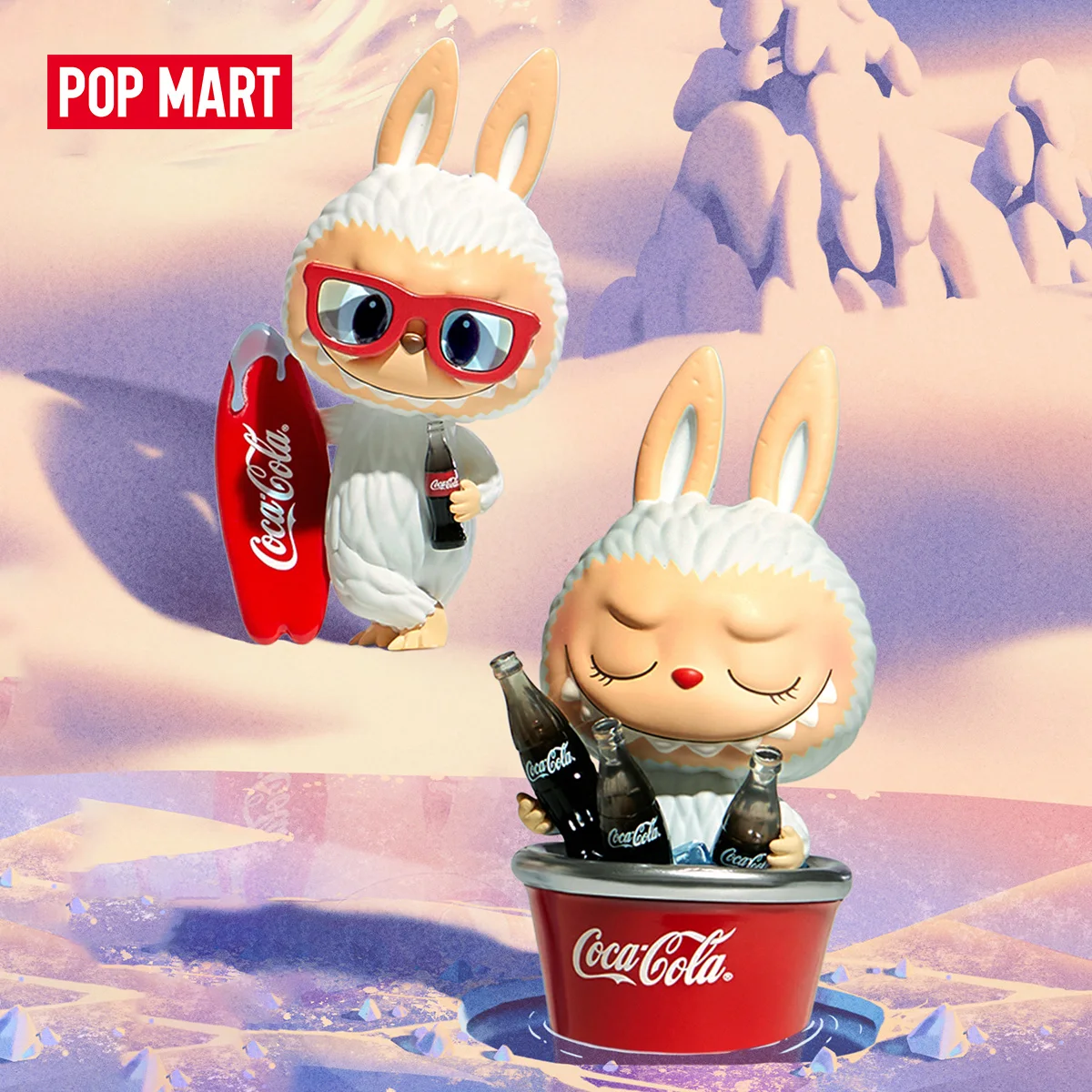 POP MART THE MONSTERS COCA-COLA Series Figuren 1PC/10PCS POPMART LABUBU Blind Box