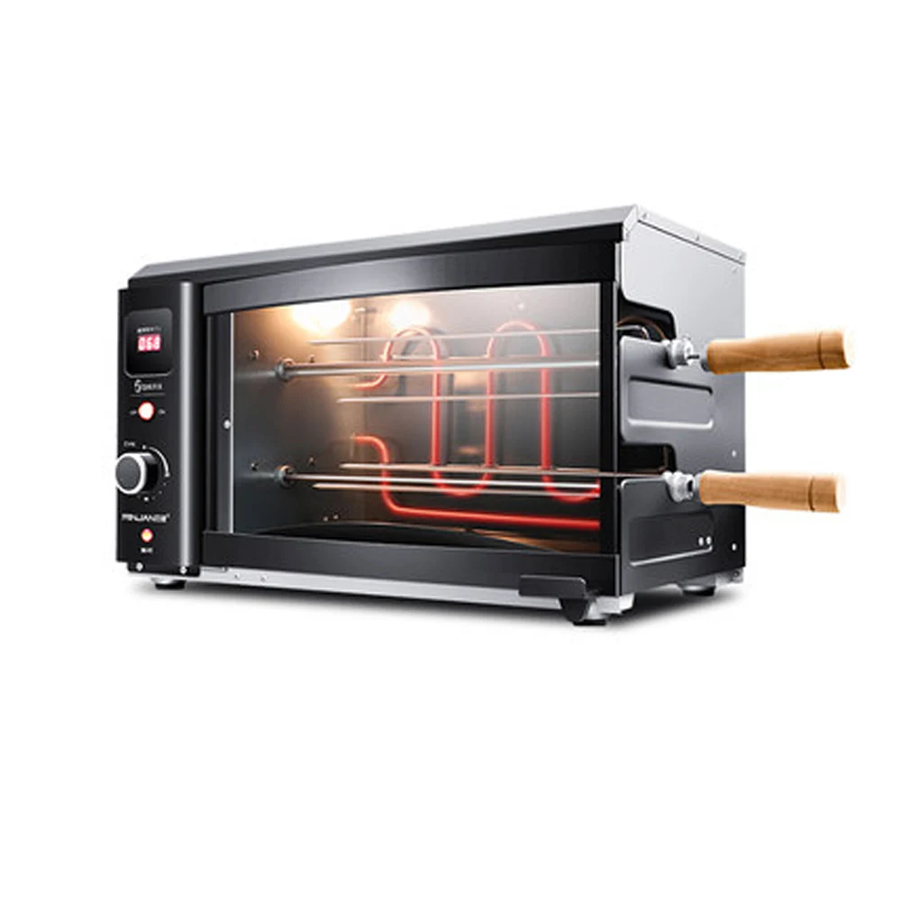 Fleisch Braten Maschine Barbecue Grill Maschine Fisch Ofen Multifunktions Elektrische Grill Ofen Tragbare Elektrische Ofen Image