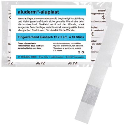 Aluderm-aluplast Fingerverband 12 x 2 cm, elastisch (pack à 10 stück) - Söhngen