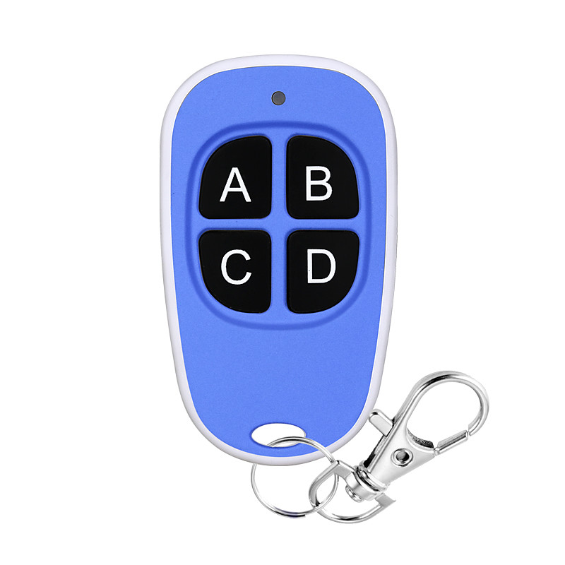 RF Wireless 433MHz Door Remote Control Universal 4 Keys Copy Garage Remote Control Cloning Electric Gate Remote Controller Duplicator Key