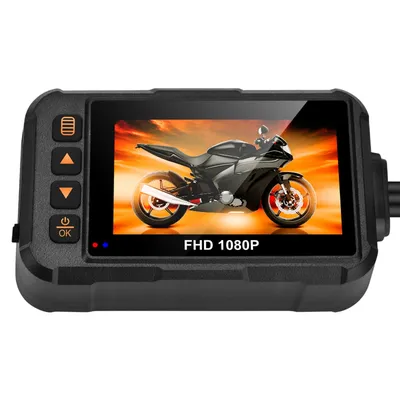 Motorcycle Driving Recorder 1080P/720P Waterproof 3 Inch Video Recorder Driving Monitoring Handlebar