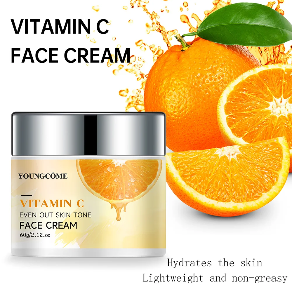 Retinol Vitamin C Creme-Aloe-Extrakt, alkoholfrei, durchgehend dringt und befeuchtet trockene Haut, Anti-Aging-Creme Feuchtigkeitsspendend Image