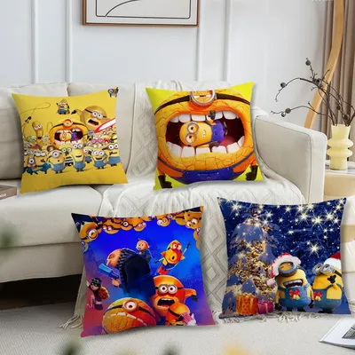 Cartoon Weihnachten O-Otto Niedlicher Kissenbezug Sofa Wohnzimmer Kopfteil Schlafzimmer Image