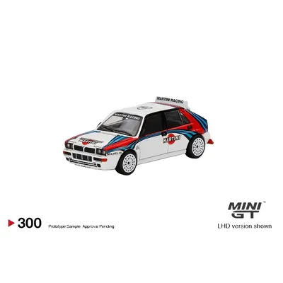 MINI GT 1:64 Lancia Delta HF Integrale Evo Martini car model, boy's toy, adult collection,