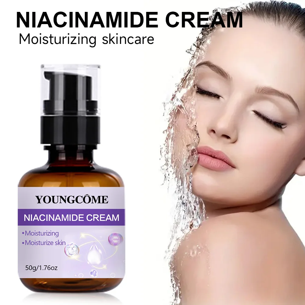 Kollagen-Niacinamid-Feuchtigkeitscreme nährt Feuchtigkeit, beruhigt Falten, Anti-Aging-Gesichtscreme, feuchtigkeitsspendender Faltenentferner Image