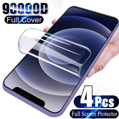 1-4Pcs Hydrogel Film Screen Protectors Für Xiaomi Redmi Hinweis 13 Pro 12 11 10 9 8 10S 11S Mi 13 Lite 12T Poco M6 M5S X6 X5 F6 F5