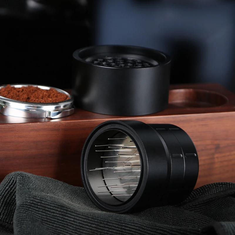 Schwarze 22-teilige Nadel aus Edelstahl 304, professionelle Kaffeeverteilernadel Image