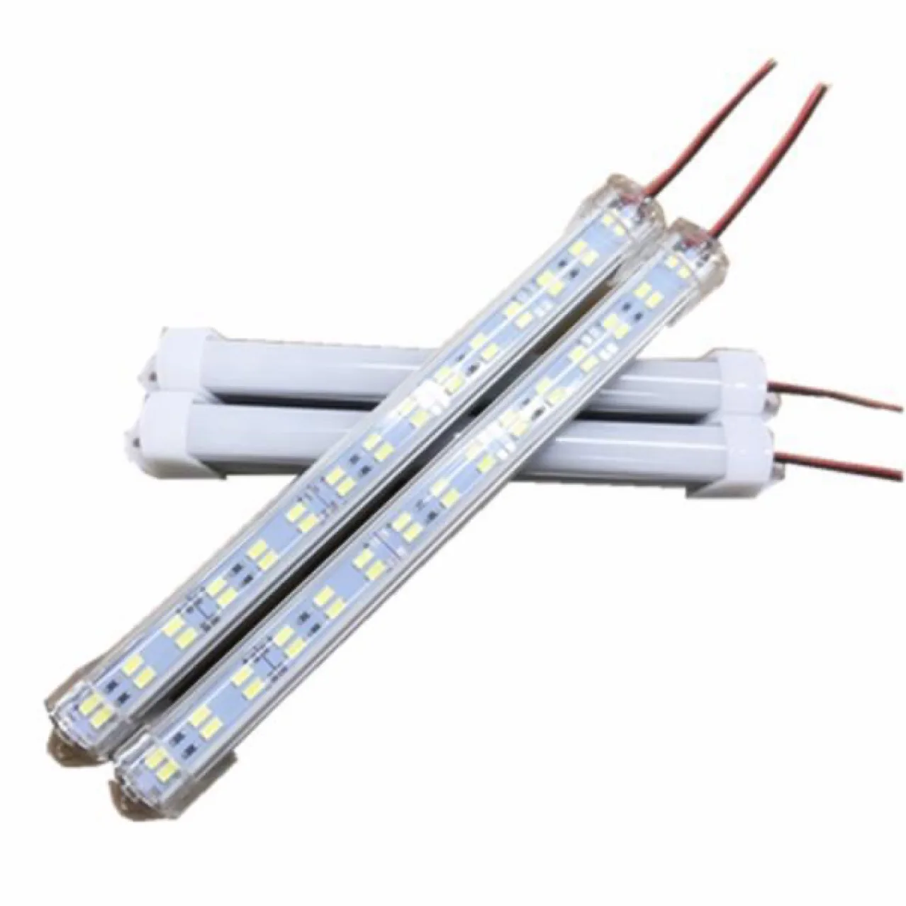 5 Stück LED Bar Licht 21cm 25cm 50cm DC 12V 24V smd5730 zweireihige starre Streifen Lampe warmweiß kaltweiß cct LED harten Streifen Image