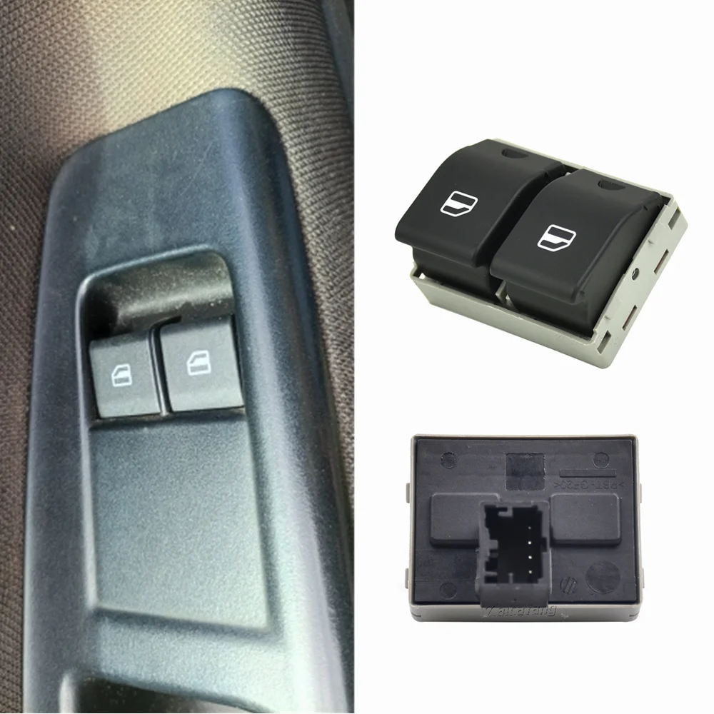 6Q 0959858 Hohe Qualität Elektrische Fensterheber Schalter Taste Für VW/Polo 9N/Seat/Ibiza/Cordoba 2002 2003 2004-2009 6Q 0959858 A Image