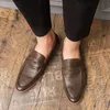 46 47 große Slipper Herren neue britische koreanische Version von faulen Slip-On spitzen Business
