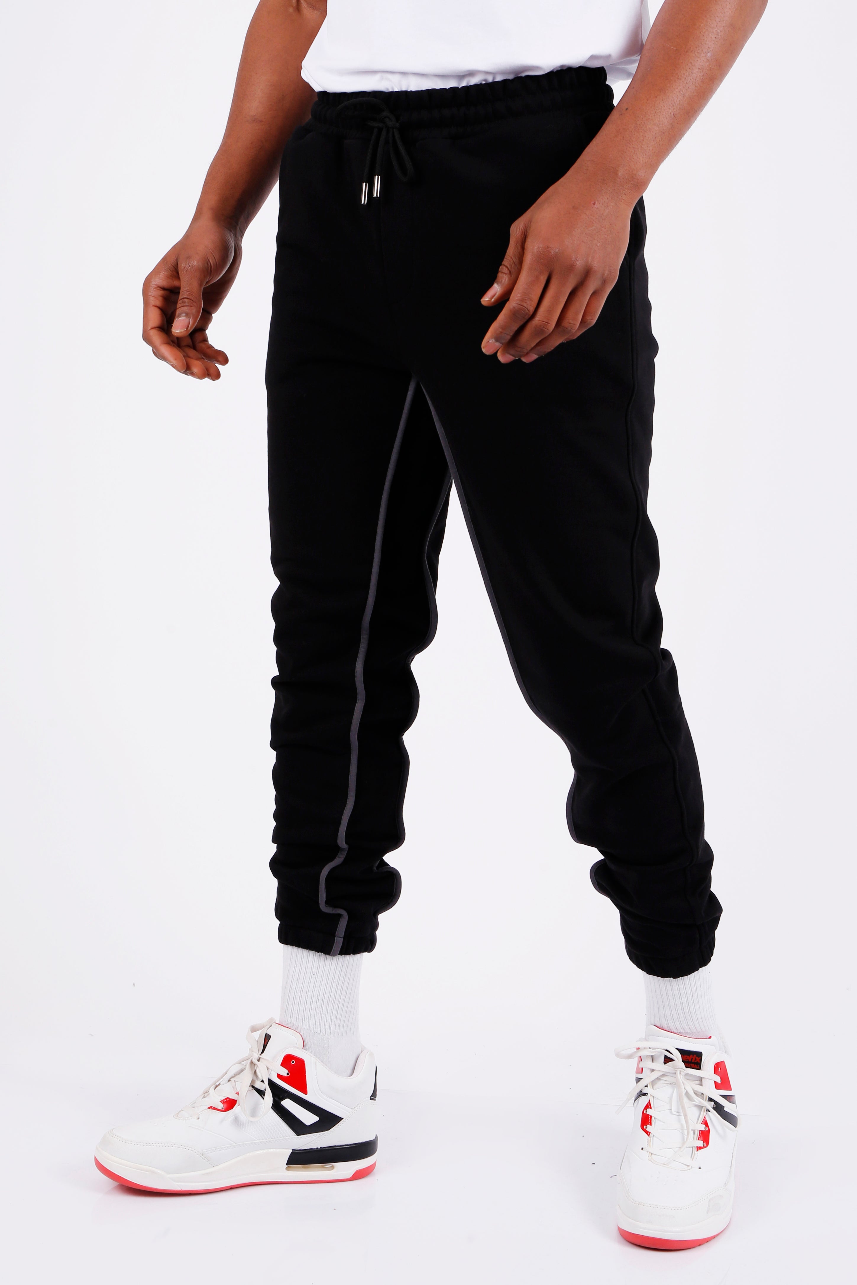 Tom Barron Herren Stilvolle Jogginghose mit Duo-Streifen Image