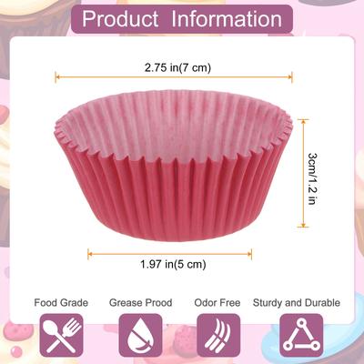200 Count Cupcake Liners Cupcake Muffins Liners Paper Baking Cups
