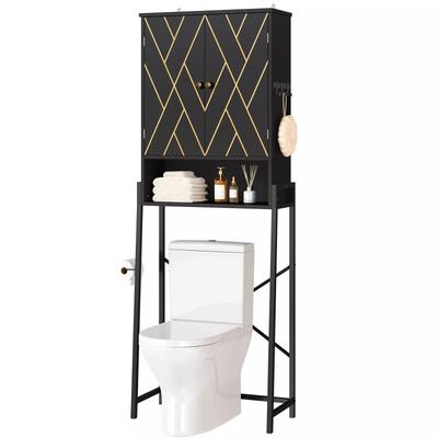 Over The Toilet Bathroom Storage Organizer with Adjustable Shelves