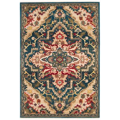 SAFAVIEH Kashan Adelma Oriental Rug with Fringe