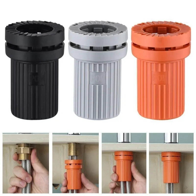 NEUE Waschbecken Wasserhahn Basis Schraube Verschluss Küche Wasserhahn Schnelle Installation Befestigungs Gerät 32mm Anti Lösen Lock Mutter Image