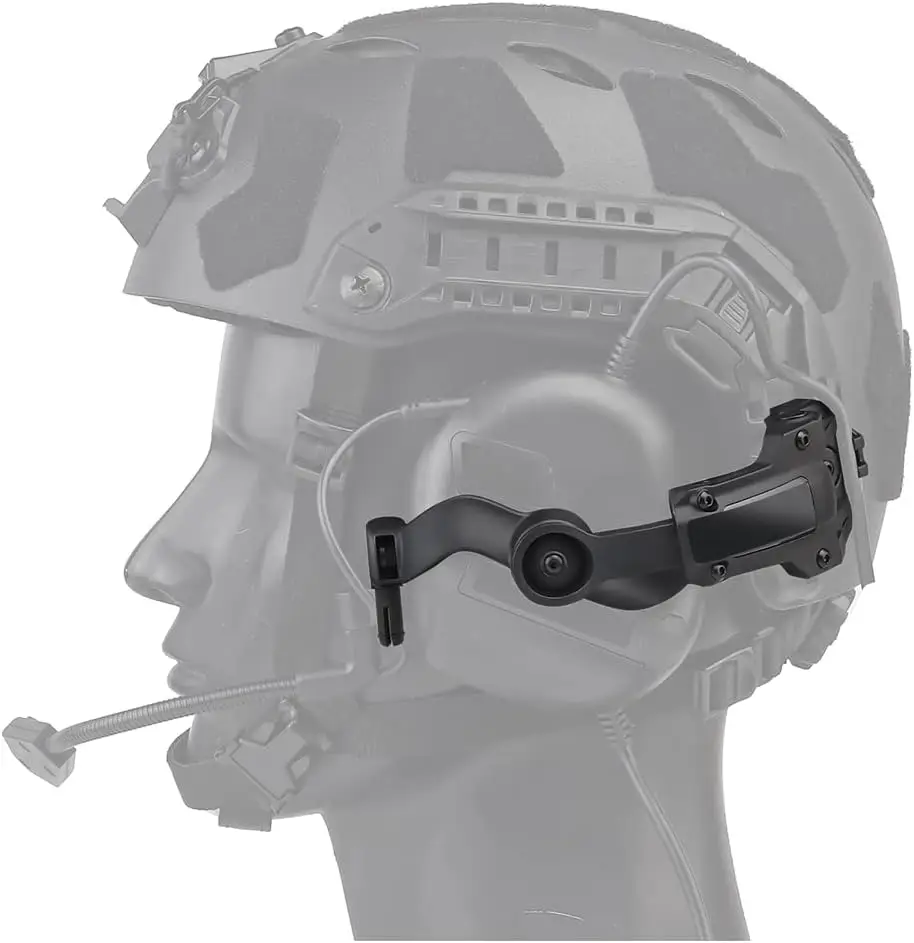 Multi-Angle Rotation Helms chien adapter für taktisches Headset passen Ops Core Arc und Team Wendy M-LOK schiene Image