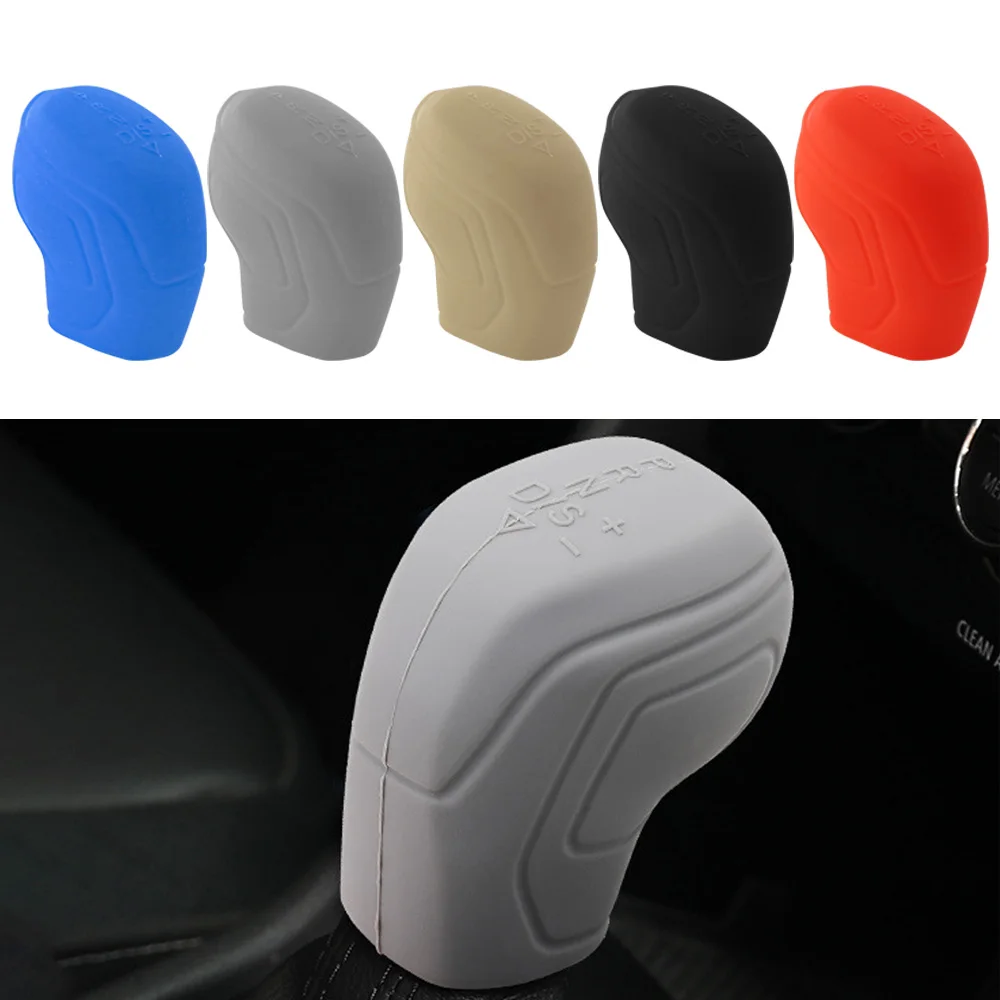 Auto Schaltknauf Abdeckung für Volkswagen VW T-Cross Cross Polo VW Passat 2020 neue Sagitar Silikon Zahnrad abdeckung Zubehör Image