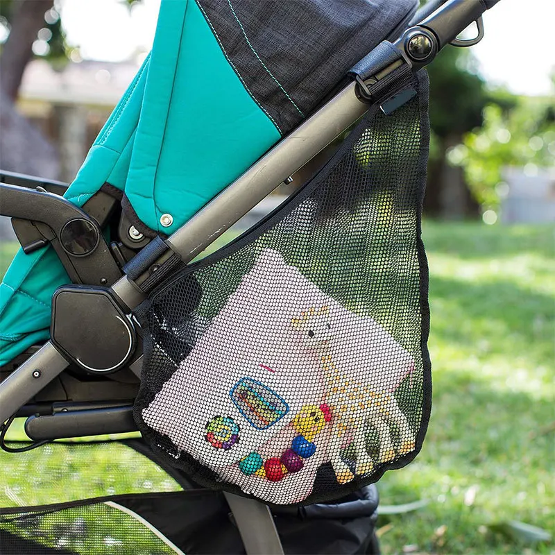 Universal Kinderwagen Veranstalter Kinderwagen Seite Schlinge Kinderwagen Aufbewahrung tasche Mesh Cargo Net Cart Lagerung Caddy Kinderwagen Tasche Zubehör