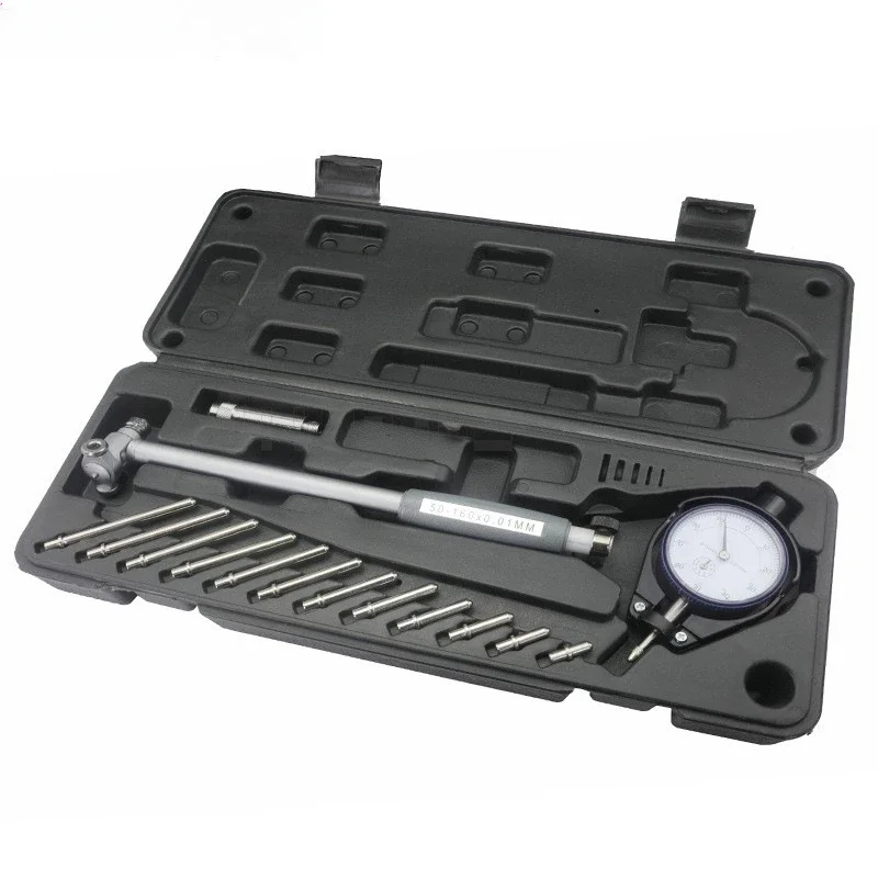 Digitales Messuhr-Messgerät aus Edelstahl mit hoher Genauigkeit, Messgerät für den Innen durchmesser, Motorzylinder-Messwerk zeug Image