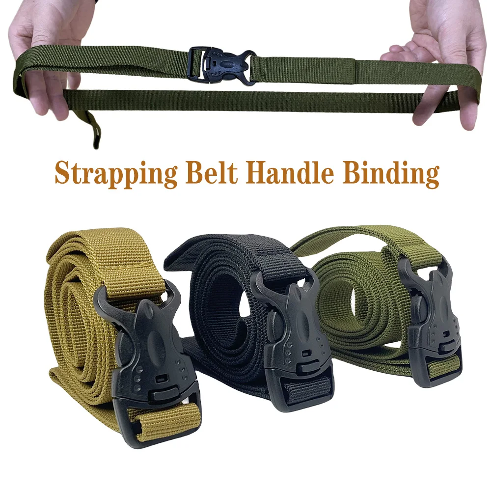 4Pcs Reise Gebunden Schwarz Langlebig Nylon Fracht Binden Gepäck Lash Gürtel Strap Mit Cam Schnalle Reise Kits Outdoor camping Werkzeug Image