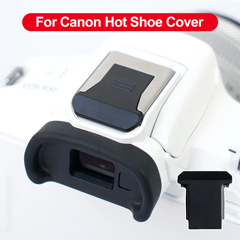 Kamera-Blitzschuh-Abdeckung für Canon EOS Canon EF Kamera, Metall-Kunststoff-Blitzschuh-Kappe, Blitzschutz für Canon RP R6 R6II 6D 5D4 200D Image