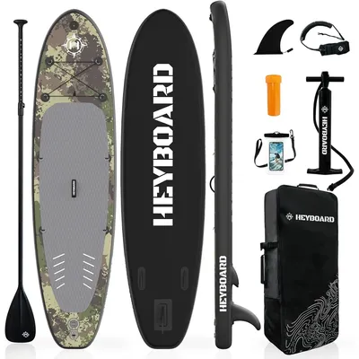 Inflatable Stand Up Paddle Board 10'6"×32"×6" Standup Paddleboard with Premium SUP Accessories &