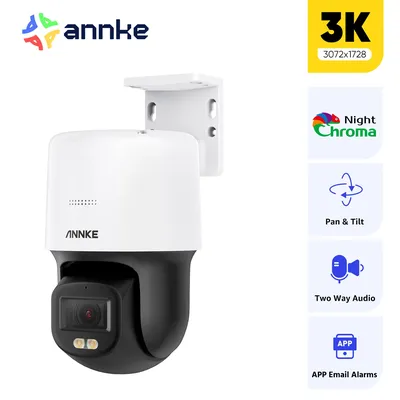ANNKE 3K full Color IR Network Camera Outdoor IP66 Weatherproof Video Surveillance Camera Built-in
