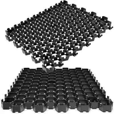 Vodaland Permeable Pavers - HexPave Grass & Gravel Permeable Paver System - 100% Recycled PPE