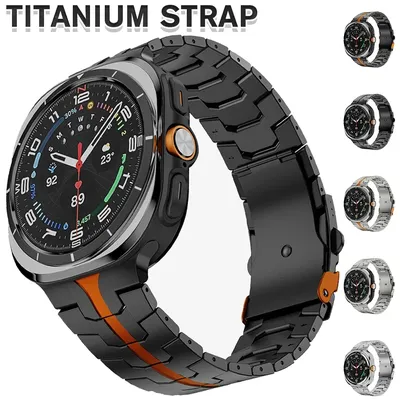 Titanium Luxury Strap for Samsung Galaxy Watch Ultra 47mm Band for SAMSUNG ULTRA GALAXY 47MM Men