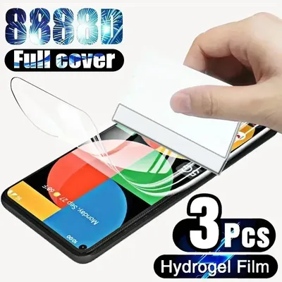 3PCS Hydrogel Film For Google Pixel 7 6 5 4 3 2 1 Screen Protector For Google Pixel 7a 6a 5a 4 XL 3a