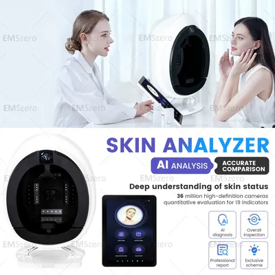 3D Magic Mirror Skin Analyzer Facial Analysis Machine Facial Tester UV Analysis Beauty Salon Skin