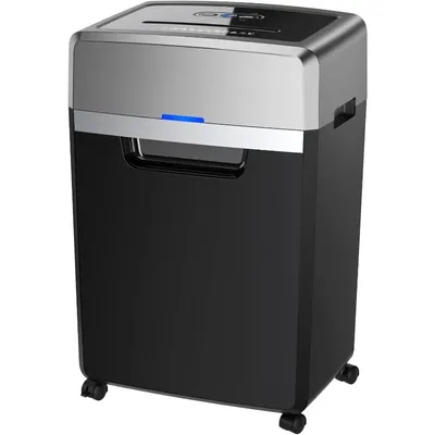 Heavy Duty Paper Shredder, 24-Sheet Cross-Cut Shredder, 40-Min Continuous Running Time, Commercial