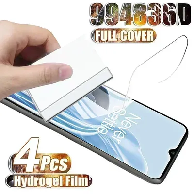 4pcs Hydrogel Film For OnePlus Nord N300 N200 N20 CE 2 Lite 5G N10 N100 5G Screen Protectors One