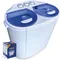 Compact Mini Twin Tub Washing Machine w/Wash and Spin Cycle, Built-in Gravity Drain, 13lbs Capacity