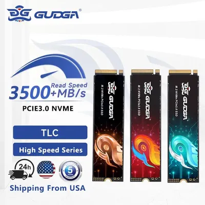 GUDGA M.2 SSD 1TB 2TB 3500MB/s M2 NVMe PCIe3.0x4 SSD Internal Solid State Drive for Laptop Desktop