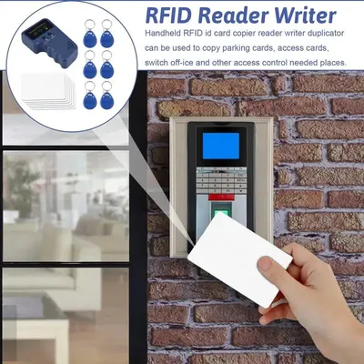 RFID Copier Duplicator RFID Card Duplicator Handheld Card Copier 125KHz Portable ID Scanners Home