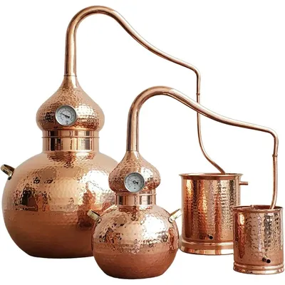 home.5 Gallon Pure Copper Alembic Still for whiskey, moonshine essential oils