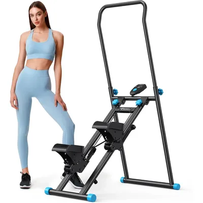 Vertical Climber, New Version Stair Stepper for Home Gym Exercise, Sliding Machine for Full-Body