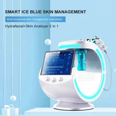 New 7-in-1 Intelligent Facial Cleansing Skin Analysis Deep Pore Vacuum Hydra Lift Anti Aging Beauty