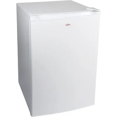 Compact Upright Freezer, 3.1 cu ft (88L), White, Manual Defrost Design, Space-Saving Flat Back,