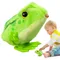 Spring Wind Up Toys Funny Plush Frog Wind-Up Toy Crawling Spring Toy Clockwork Animal Toys Adorable