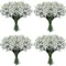 Babys Breath Artificial Flowers,30 Pcs Gypsophila Real Touch Flowers for Wedding Party Home Garden