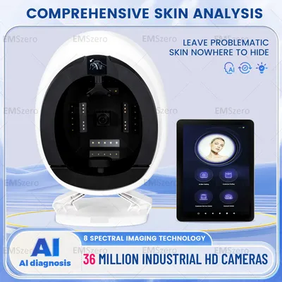 RF Al Technology Image Instrument Detector Magic Mirror Facial Analysis Machine New Face Skin