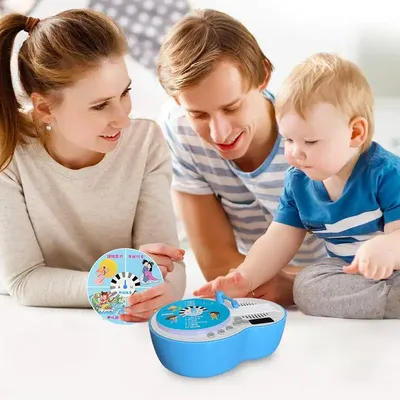 Record Player Toy Stories Songs Phonograph Educational Interactive Music Player With 84 Cards For