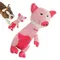 Squeaky Dog Toys Teething Toys Dog Chew Toy Interactive Dog Toys Plush Doll Cartoon Animal Plush Dog