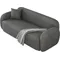 Sofa,Modern Cloud Couch with Soft Boucle Upholstered, 3 Seater Comfy Couch for Living Room Home Office- Sherpa Curved Grey Couch